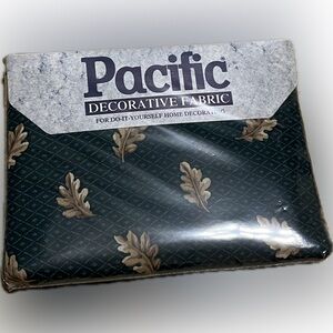 💥Vintage New Performance Decorative Coordinating Fabric Leaf Bed Linens Sewing